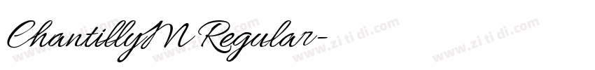 ChantillyM Regular字体转换